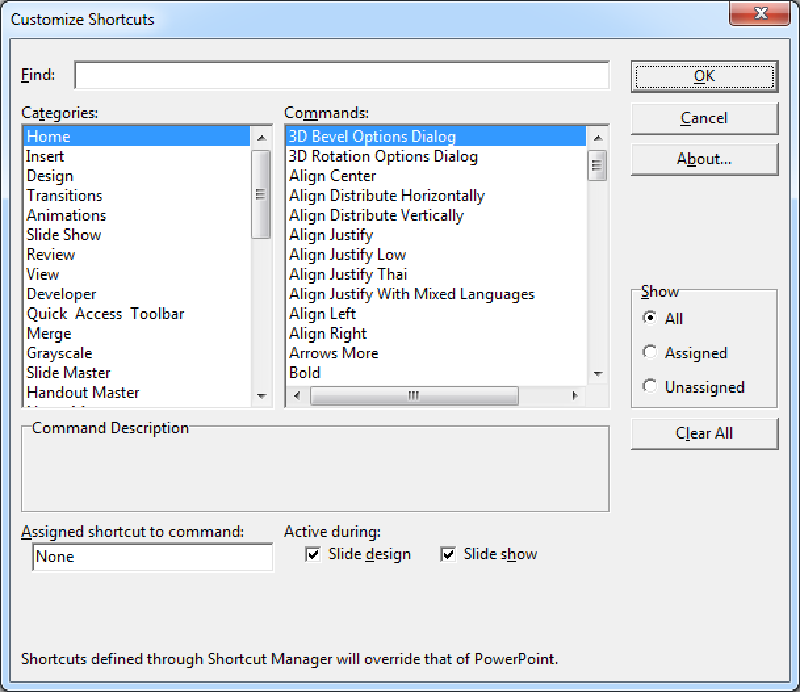 Featured image of post Обзор надстроек для эффективной работы в PowerPoint (ч.5) - OfficeOne Shortcut Manager
