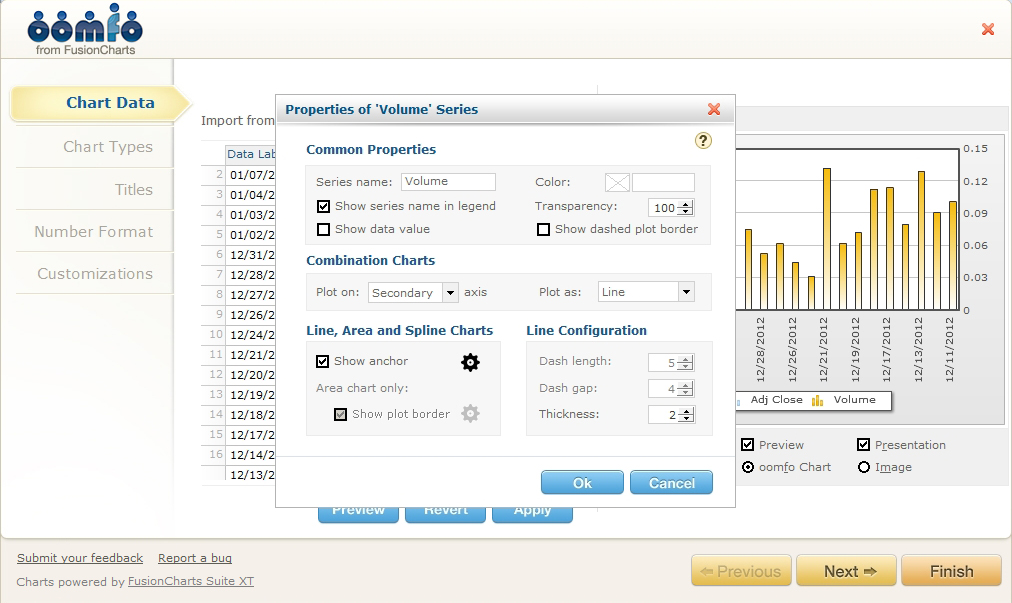 настройка графика